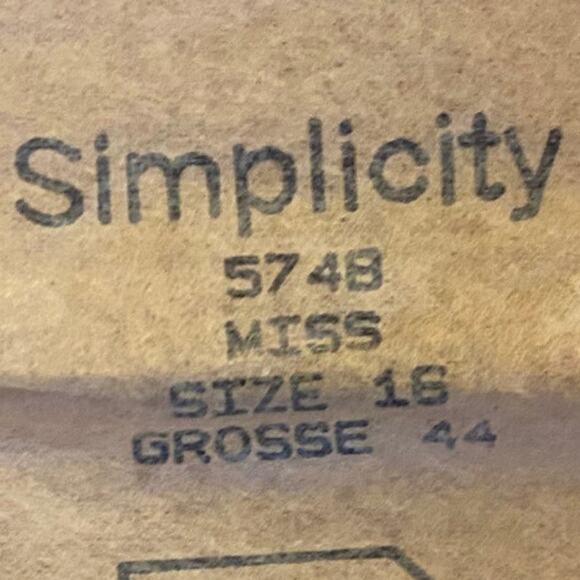 Simplicity 5748 Pattern Skirt Miss 16 Uncut Maxi Retro Timeless Witchy Whimsical - Picture 6 of 7